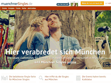 Tablet Screenshot of muenchnersingles.de